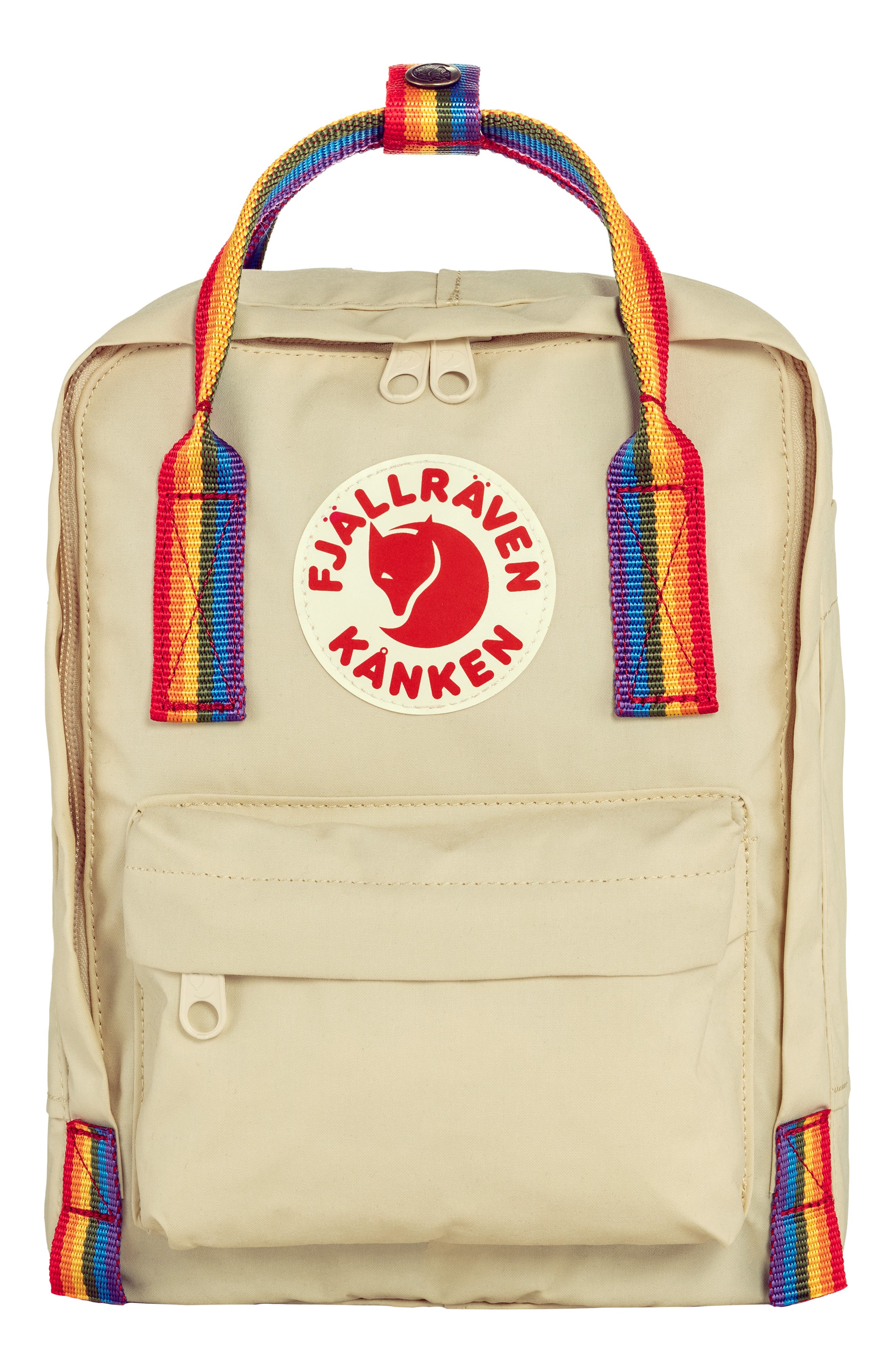 Fjällräven Mini Kånken Rainbow Water Resistant 13-Inch Laptop Backpack, Main, color, 