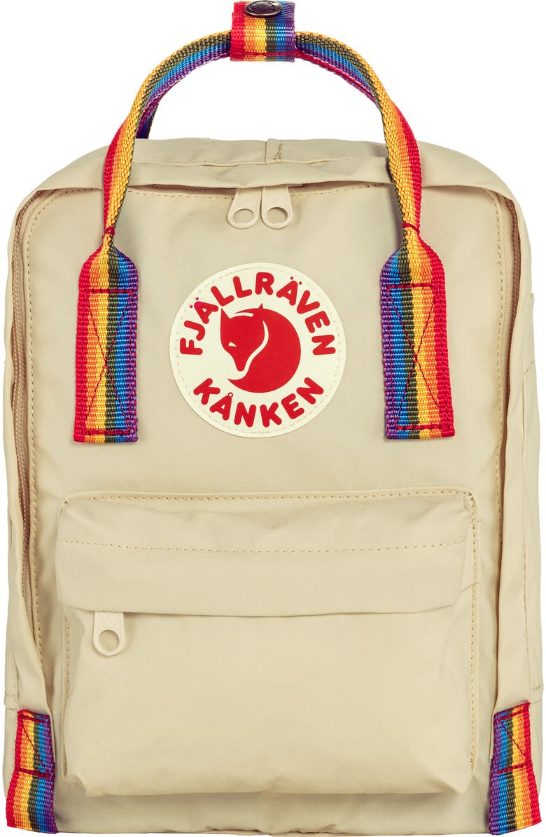 Fjällräven Mini Kånken Rainbow Water Resistant 13-Inch Laptop Backpack, Main, color,