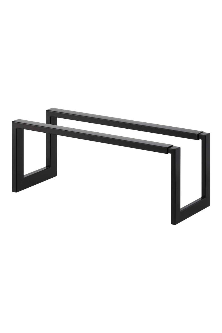 Adjustable Shoe Rack, Main, color, BLACK