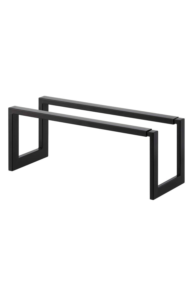 Yamazaki Adjustable Shoe Rack, Main, color, Black