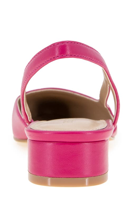 Bcbgeneration Tillie Slingback Cap Toe Pump In Viva Pink-black
