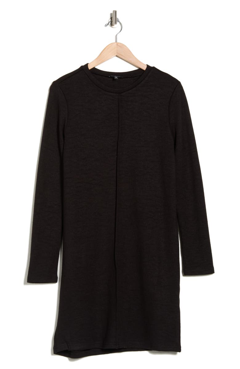 AREA STARS Barr Long Sleeve Sweater Dress, Alternate, color, Black