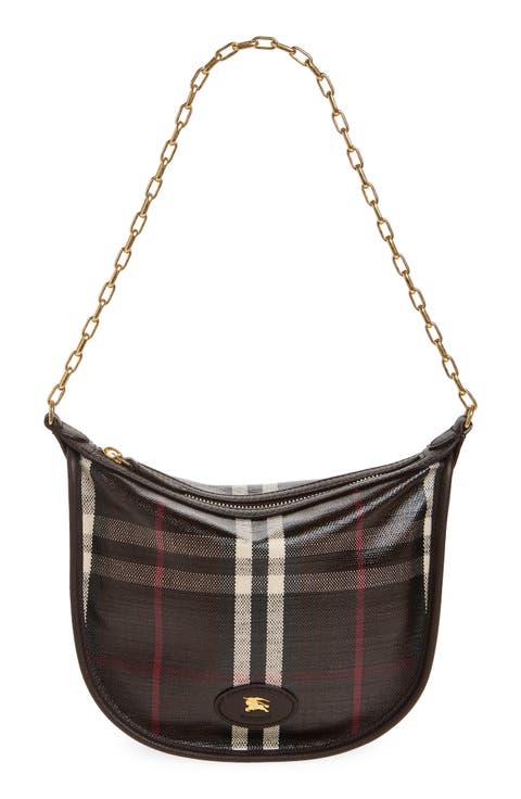 Mini Highlands Check Coated Canvas Shoulder Bag