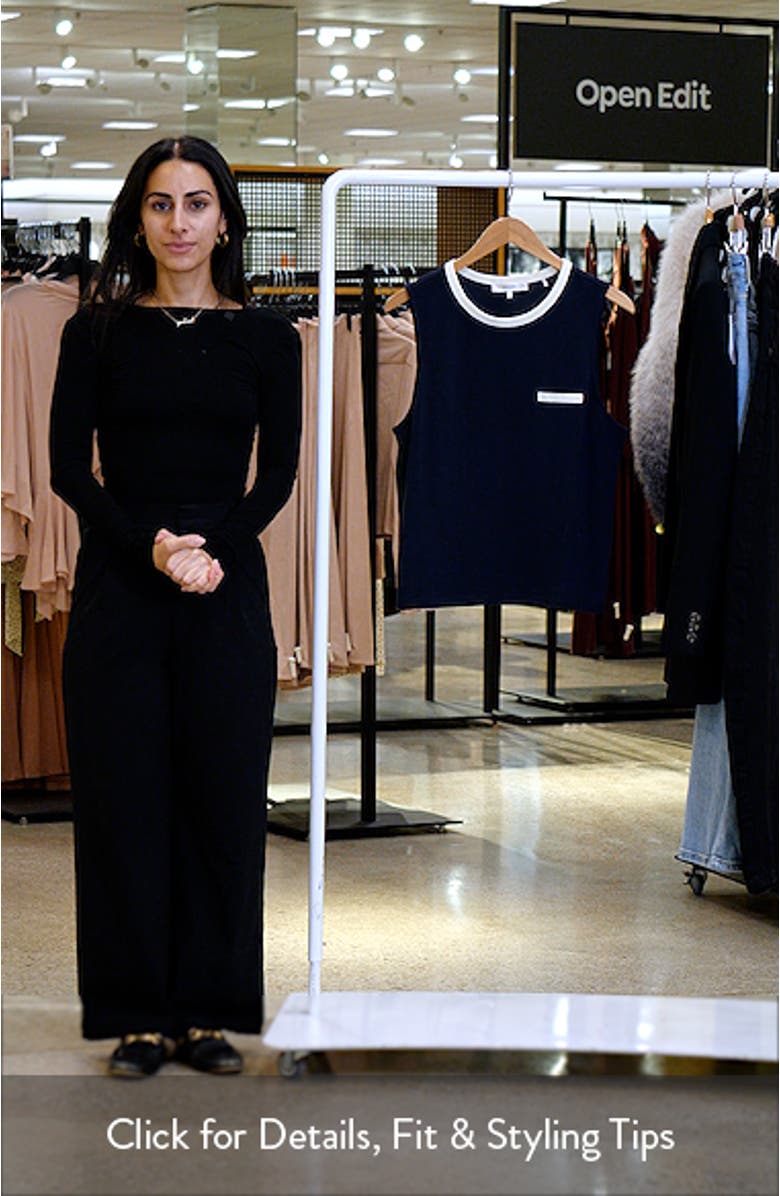 The Tipped Piqué Pocket Tank, sales video thumbnail