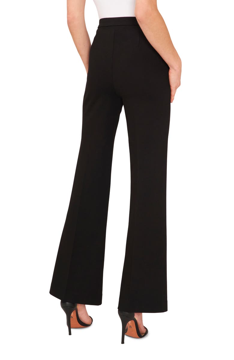 CeCe Bow Detail Slim Flare Pants, Alternate, color, 