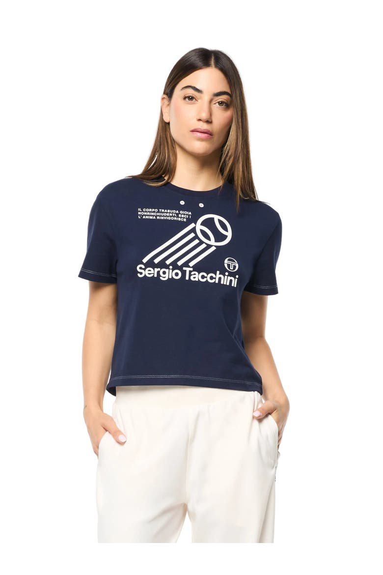 Nera Boxy Tee, Main, color, MARITIME BLUE