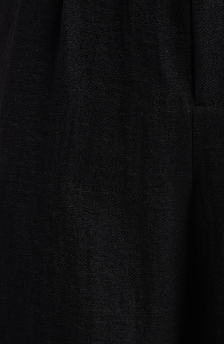 CITY BLUES Pleat Front Bermuda Shorts, Alternate, color, Black