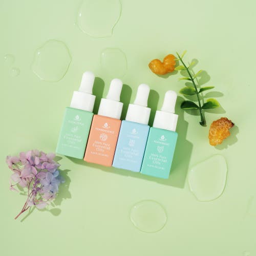 Pursonic 100% Pure Natural Essence Essential Oils 4 Pack In Multicolor