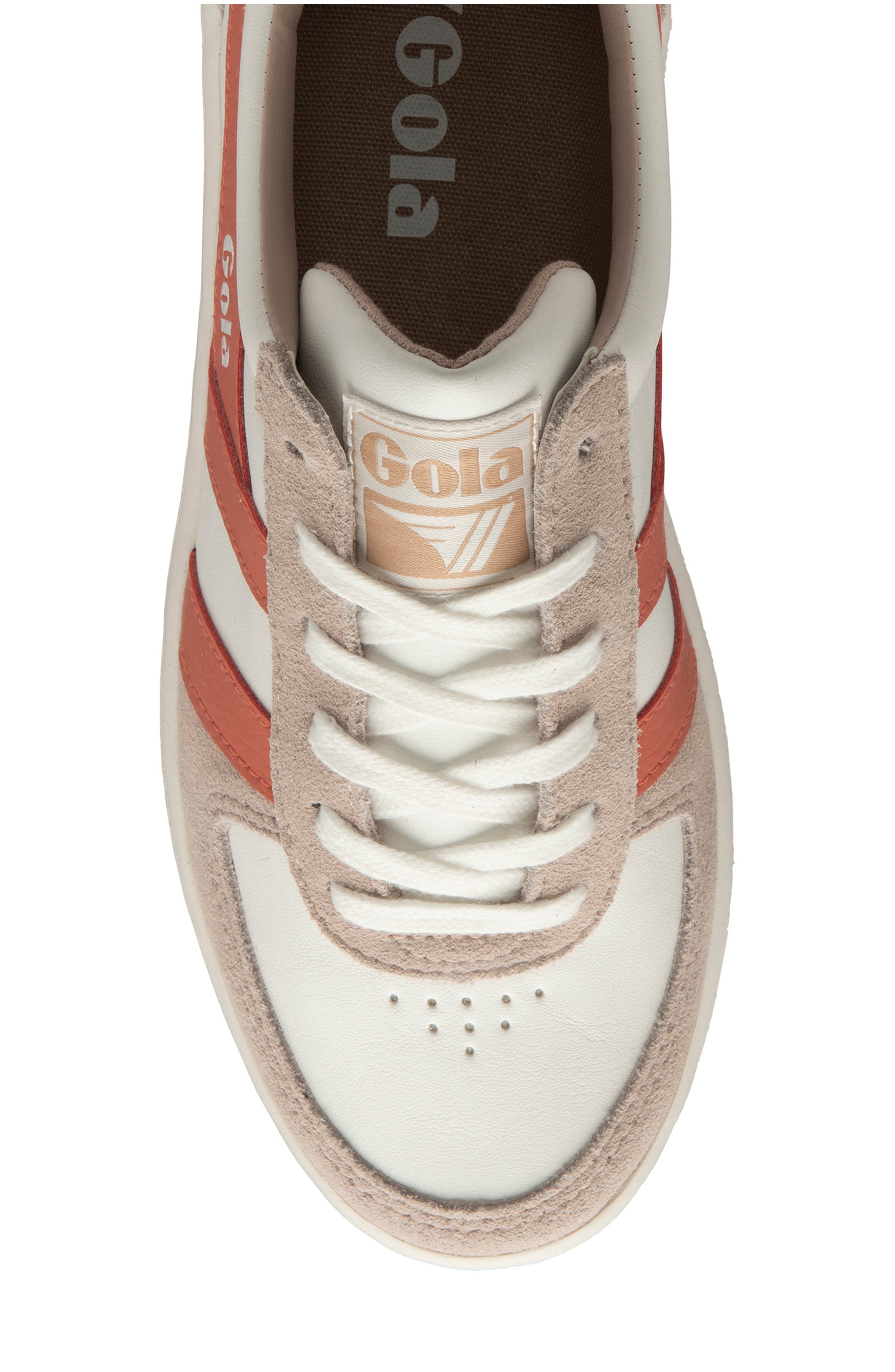 Gola Grand Slam Pure Platform Sneaker, Alternate, color, White/ Blossom/ Hotcoral