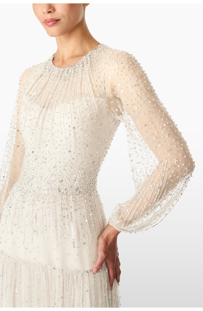 Jenny Packham Tramar Dress, Alternate, color, Ivory