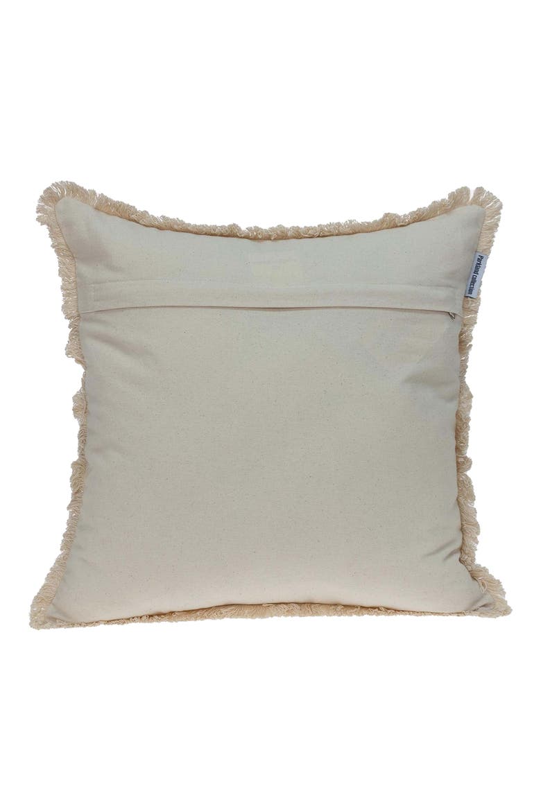 Abu Cotton Throw Pillow, Alternate, color, BEIGE