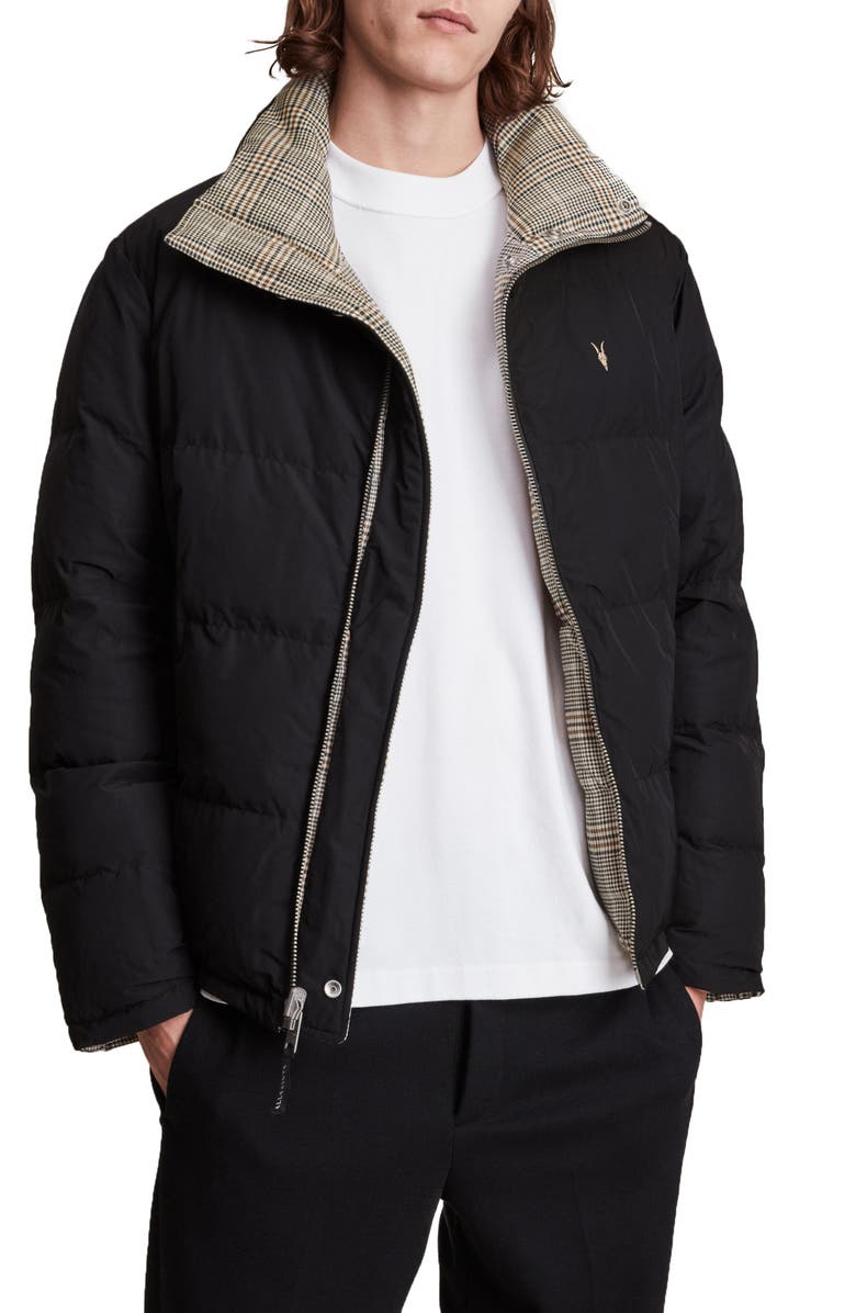 AllSaints Novern Reversible Puffer Jacket, Alternate, color, 