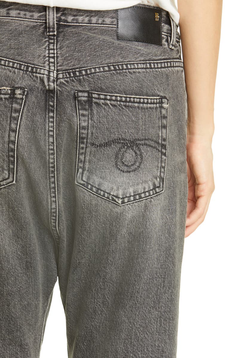 R13 Tailored Drop Crotch Jeans, Alternate, color,