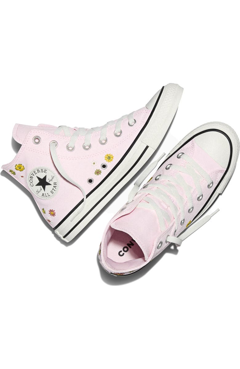 Converse Gender Inclusive Chuck Taylor All Star Floral Embroidered Canvas High Top Sneaker, Alternate, color, New Found Bloom/ In The Weeds
