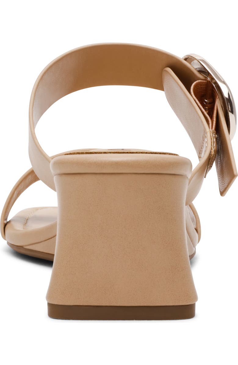 Anne Klein Wylda Wedge Sandal, Alternate, color, Biscotti Nappa