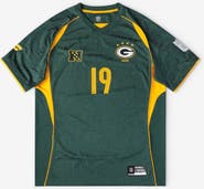 FANATICS Youth Fanatics Green Green Bay Packers Football x Football V-Neck Fan Top