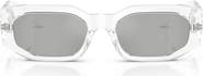 Versace 55mm Irregular Sunglasses