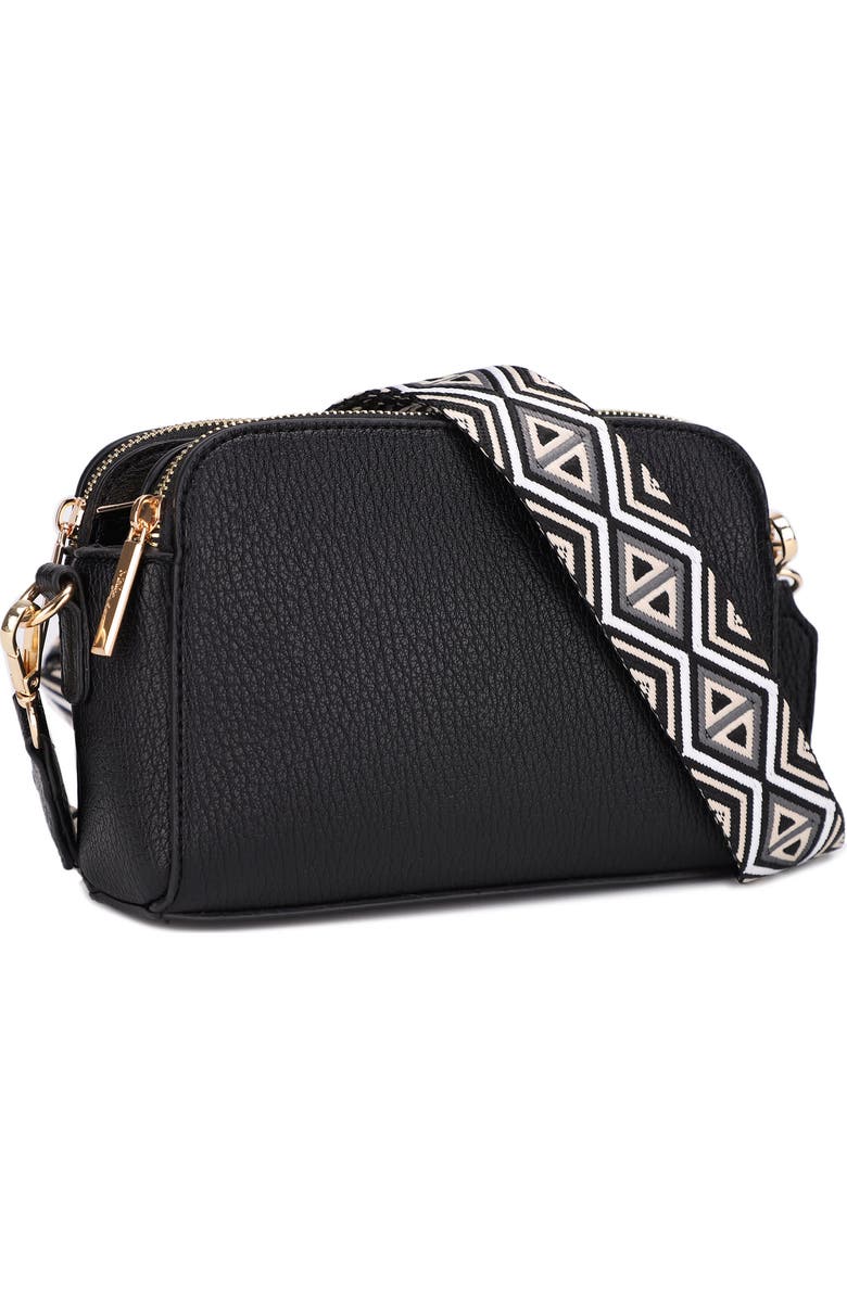Mali + Lili Zahara Crossbody Bag, Alternate, color, Black