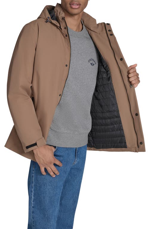 Dockers ® Hooded Walking Coat In Brown