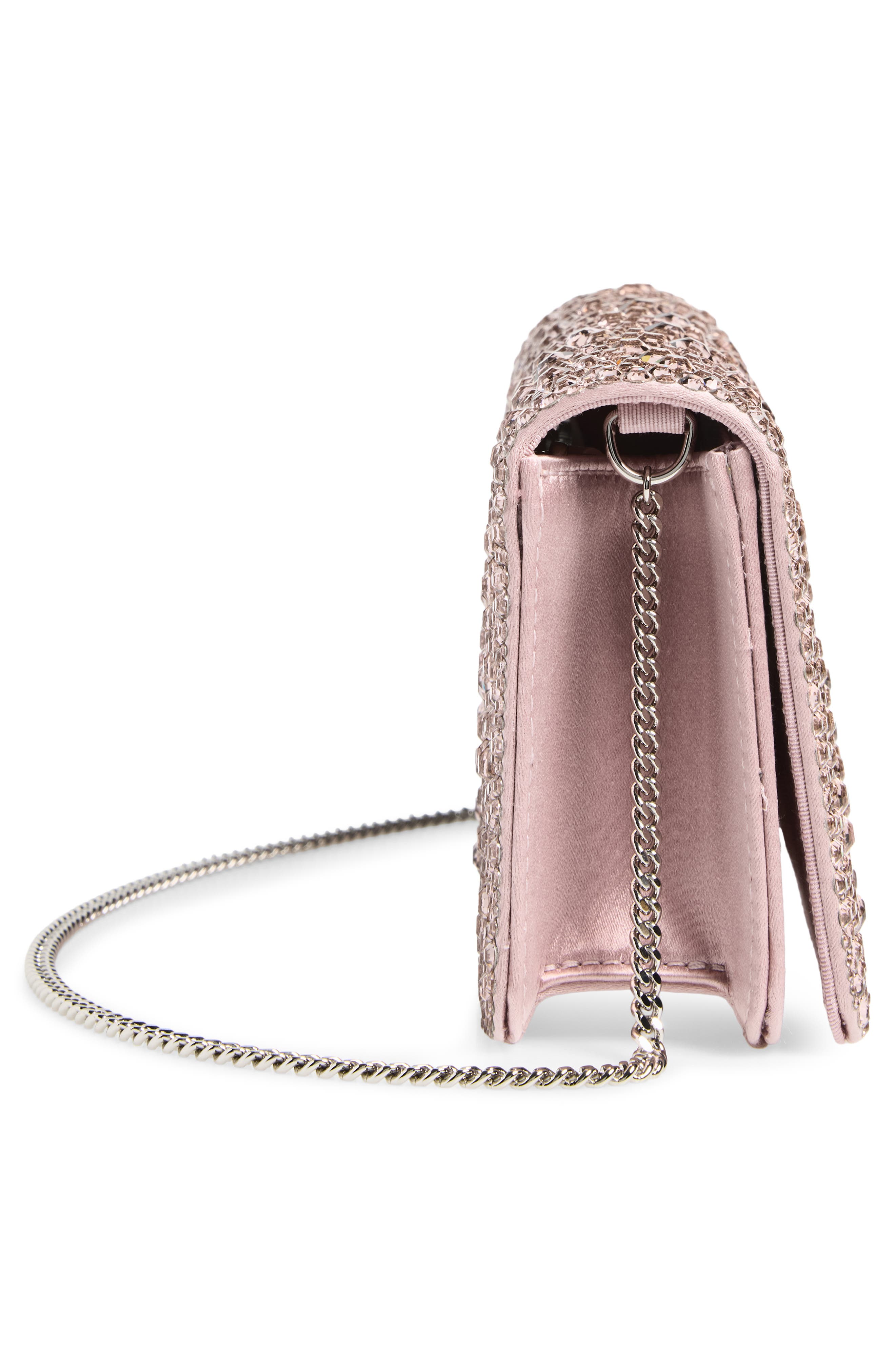 VLOGO Signature Crystal Mini Bag, Alternate, color, ANTIQUE ROSE