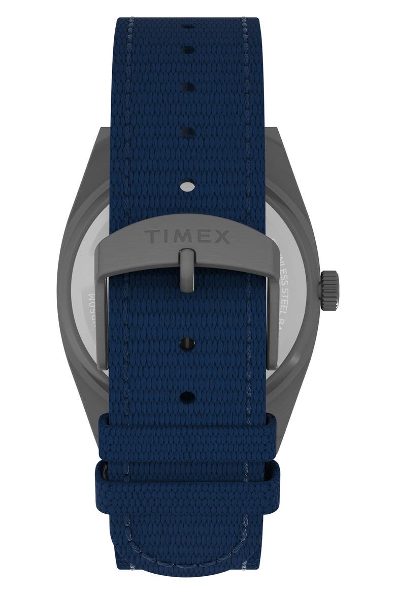 Expedition® Capstone Silicone Strap Watch, 39mm, Alternate, color, BLUE