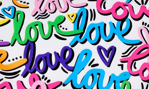 Iscream Kids' Love Letters Weekend Bag In Multi