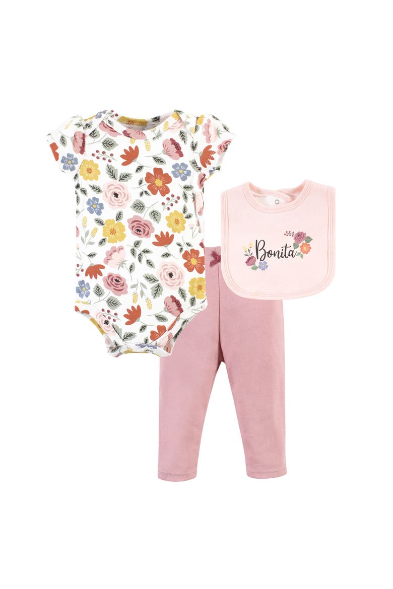 Soft Cotton Layette Collection, Main, color, Bonita