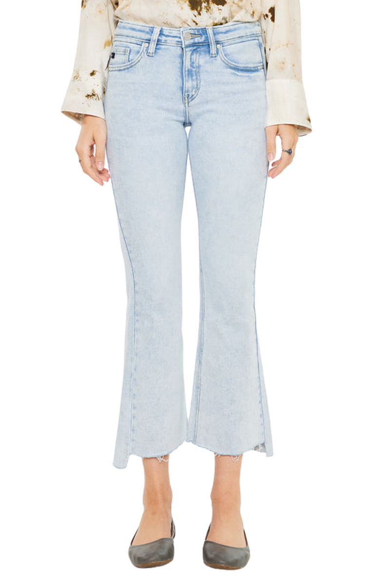KanCan Elsie Mid Rise Cropped Flare Jeans, Main, color, 