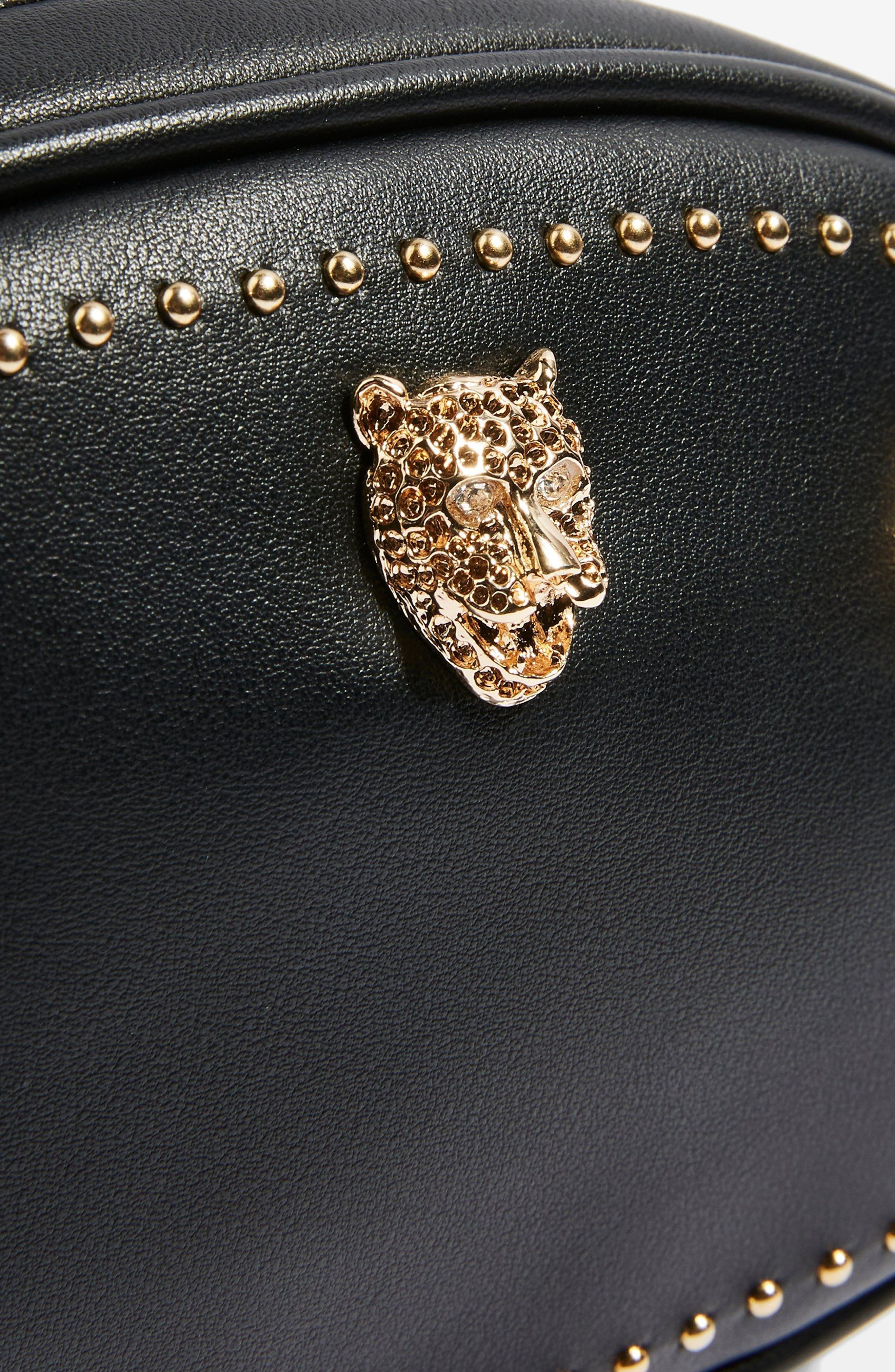 Topshop Panther Bum Bag, Alternate, color, 