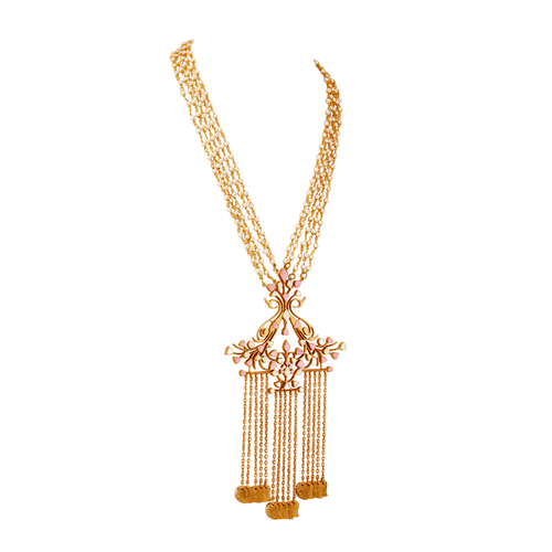 Dhwani Bansal Iseu Necklace In Gold Plated