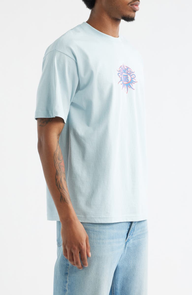 Vans Torched Dawn Mist Cotton Graphic T-Shirt, Alternate, color, Dawn Mist