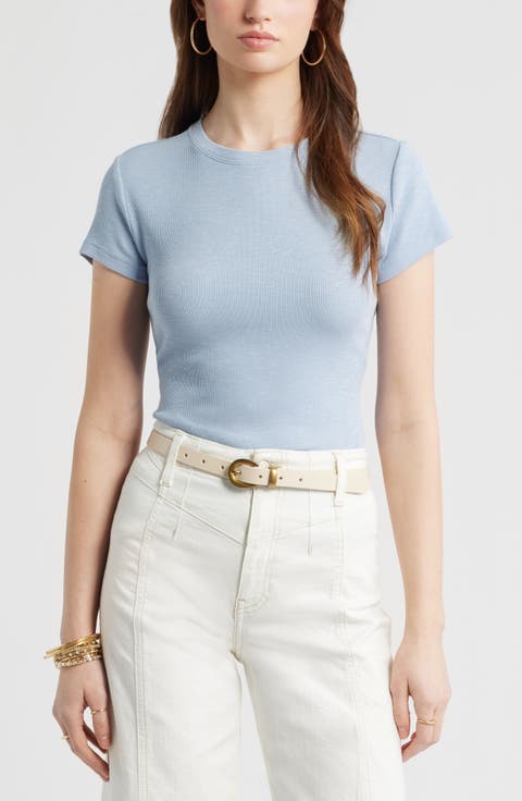 Tuckable Rib Baby Tee