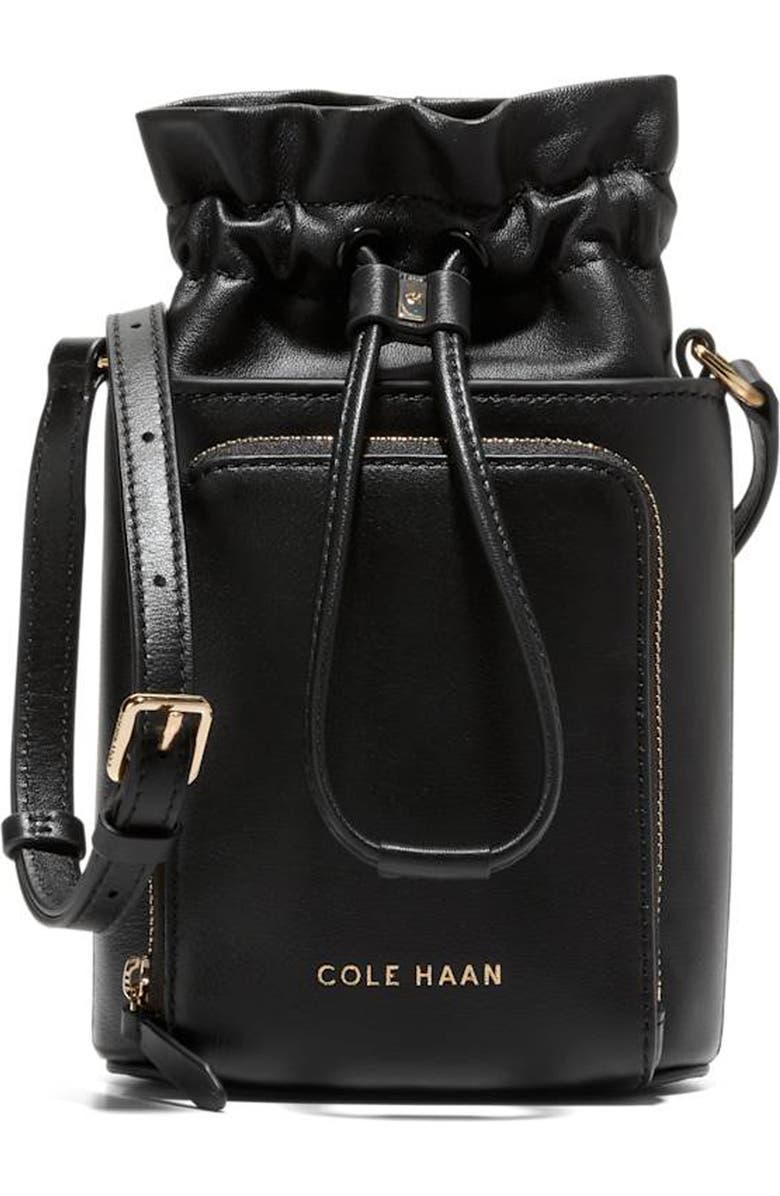Cole Haan Lydia Leather Phone Crossbody, Main, color,