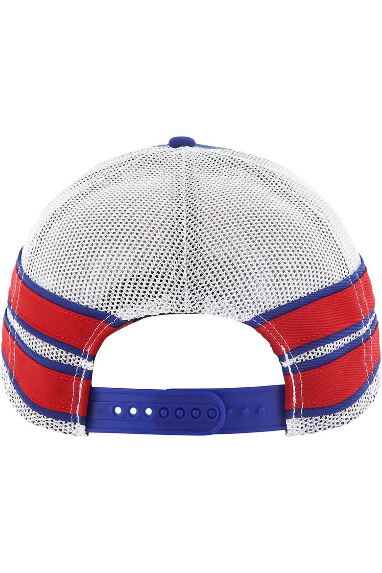 Men's '47 Royal Kansas Jayhawks Straight Eight Adjustable Trucker Hat, Alternate, color, Royal