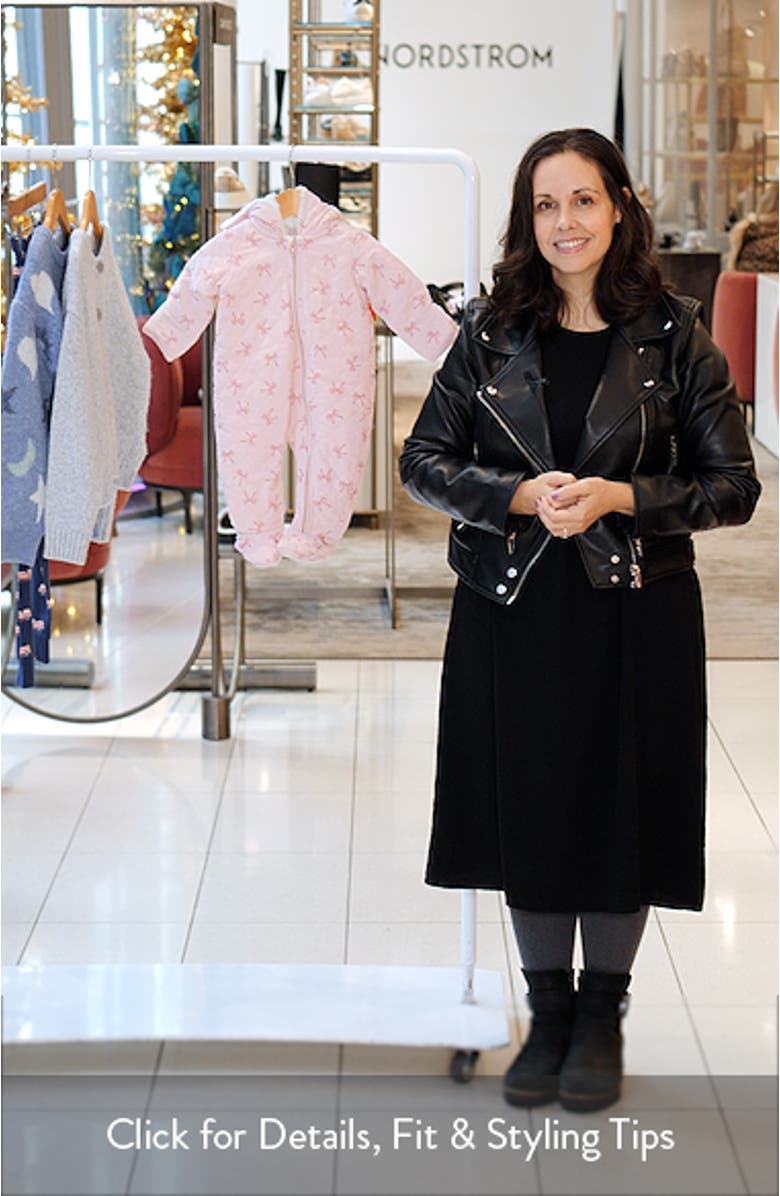 Hooded Quilted Fleece Lined Bunting, sales video thumbnail