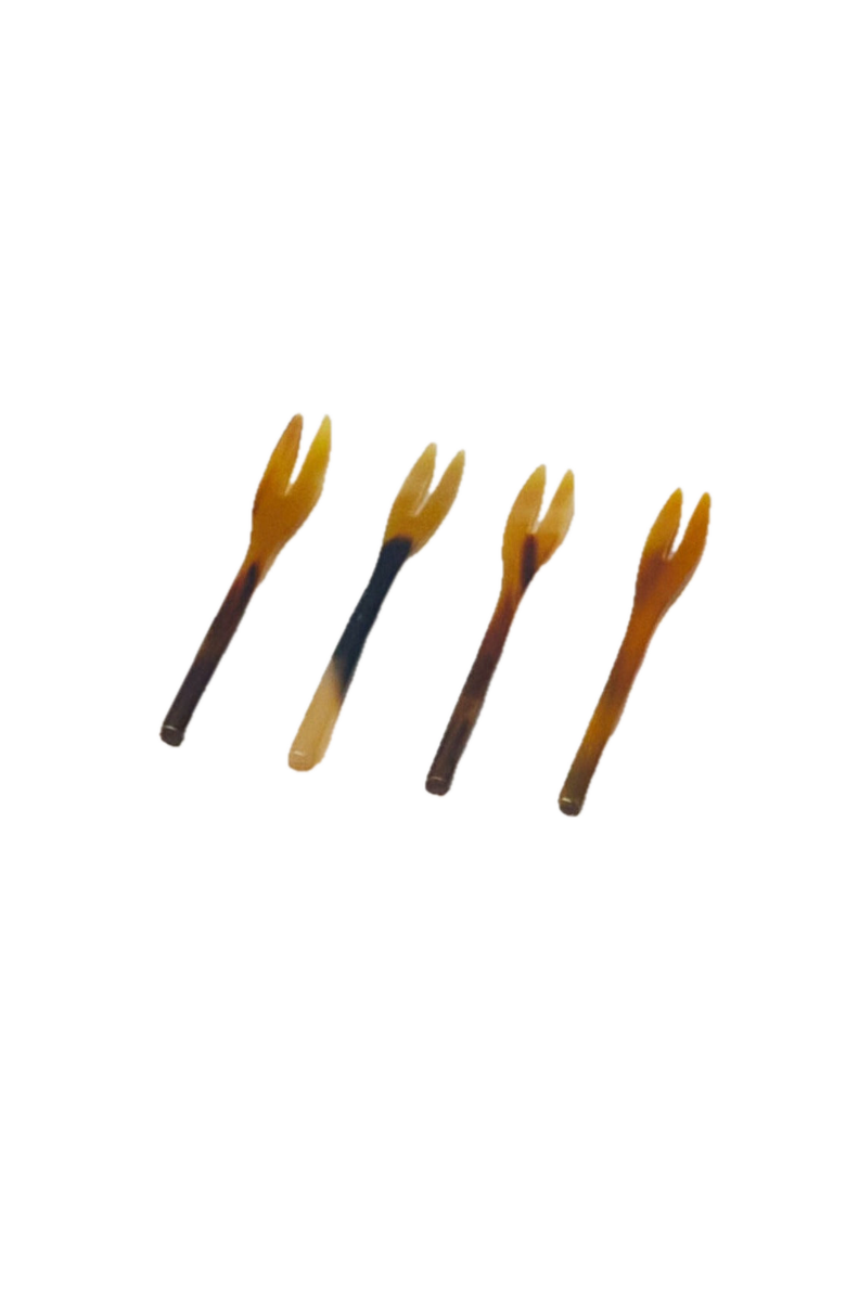 Be Home Cocktail Forks - Set of 4, Main, color, Natural