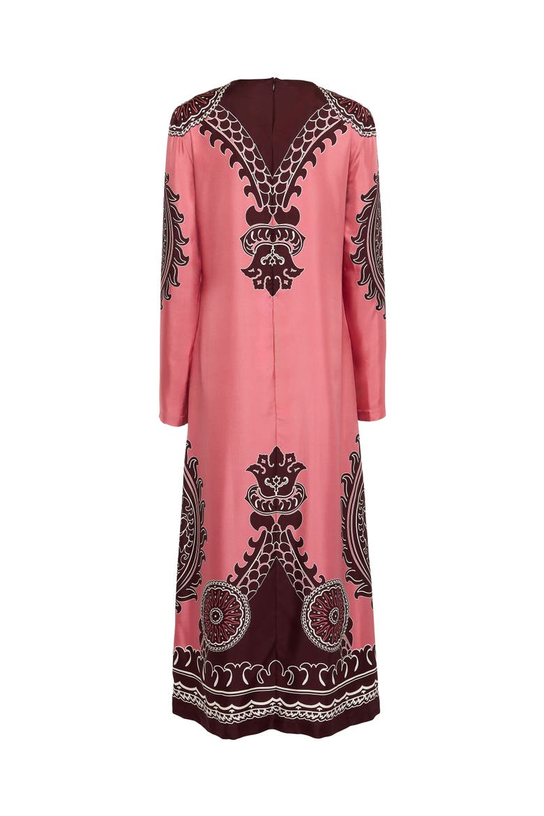 Long Sleeve Swing Dress, Alternate, color, Oltrarno Placée Pink