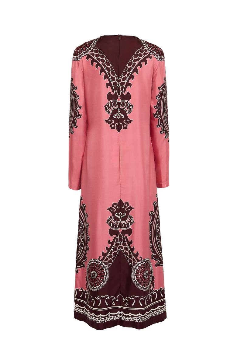 La DoubleJ Long Sleeve Swing Dress, Alternate, color, Oltrarno Placée Pink