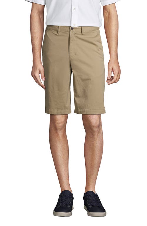 Lands' End 11" Traditional Fit Comfort First Knockabout Chino Shorts In Khaki