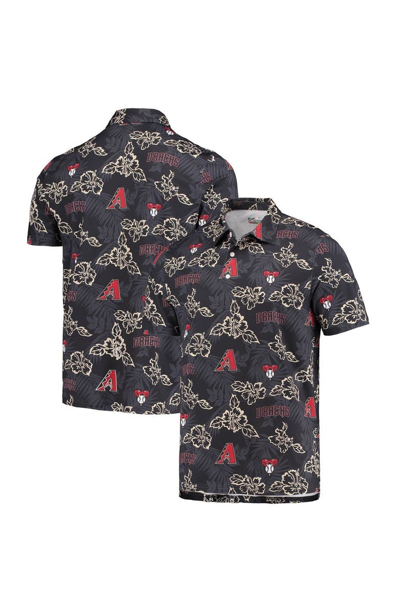 Reyn Spooner Men's Reyn Spooner Black Arizona Diamondbacks Performance Polo, Main, color, Black