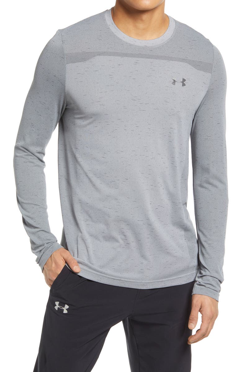 Under Armour Men's UA Seamless Long Sleeve Performance T-Shirt, Main, color,