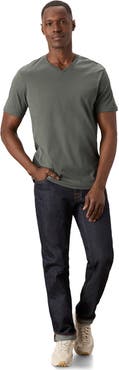 Pact Organic Cotton Softspun Essential V-Neck Tee