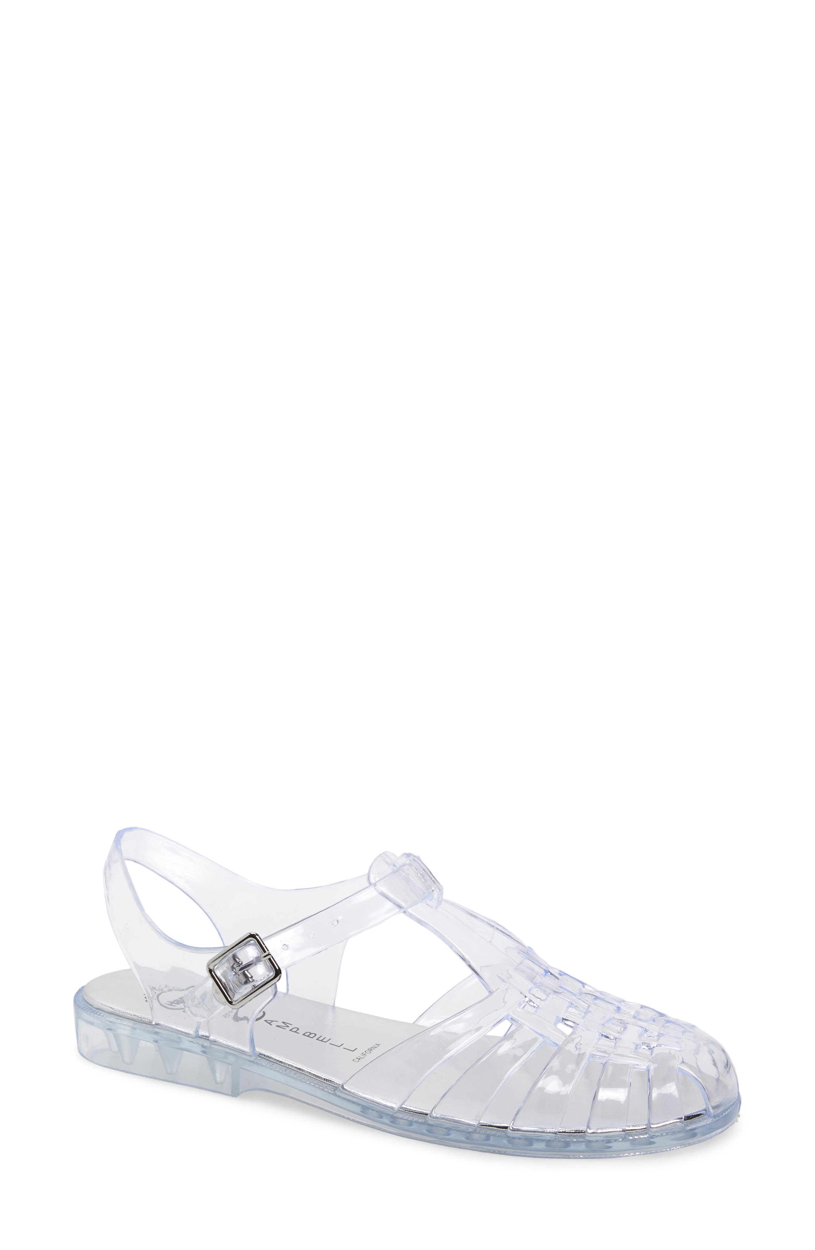 Gelly Sandal, Main, color, CLEAR