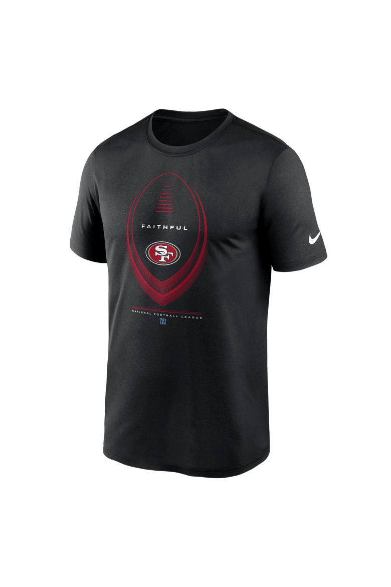 Men's Nike Black San Francisco 49ers Legend Icon Dri-FIT T-Shirt, Alternate, color, Black