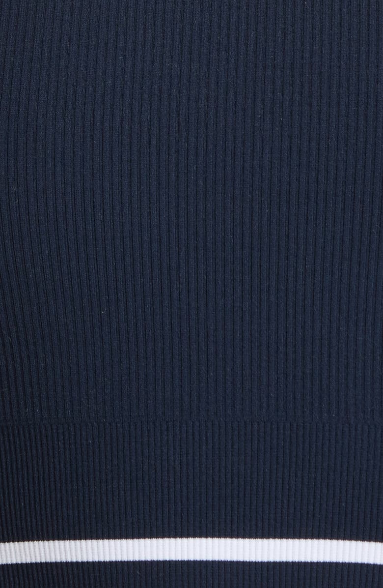 Zella Double Layer Seamless Sports Bra, Alternate, color, Navy Sapphire
