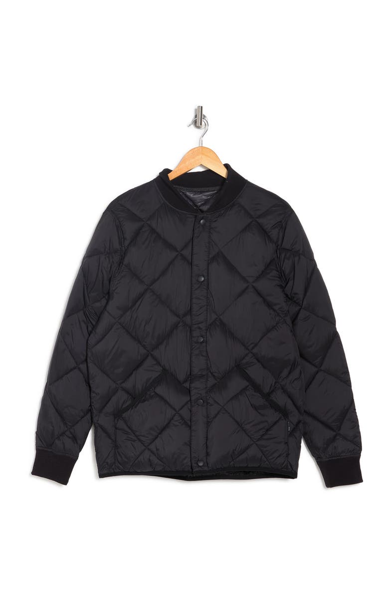 Calvin Klein Reversible Quilted Jacket, Alternate, color, Black