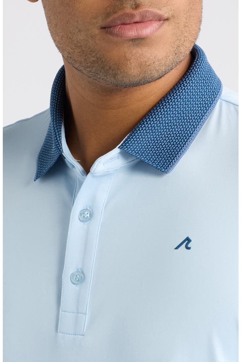 Darby Contrast Collar Performance Golf Polo, Alternate, color, ARCTIC