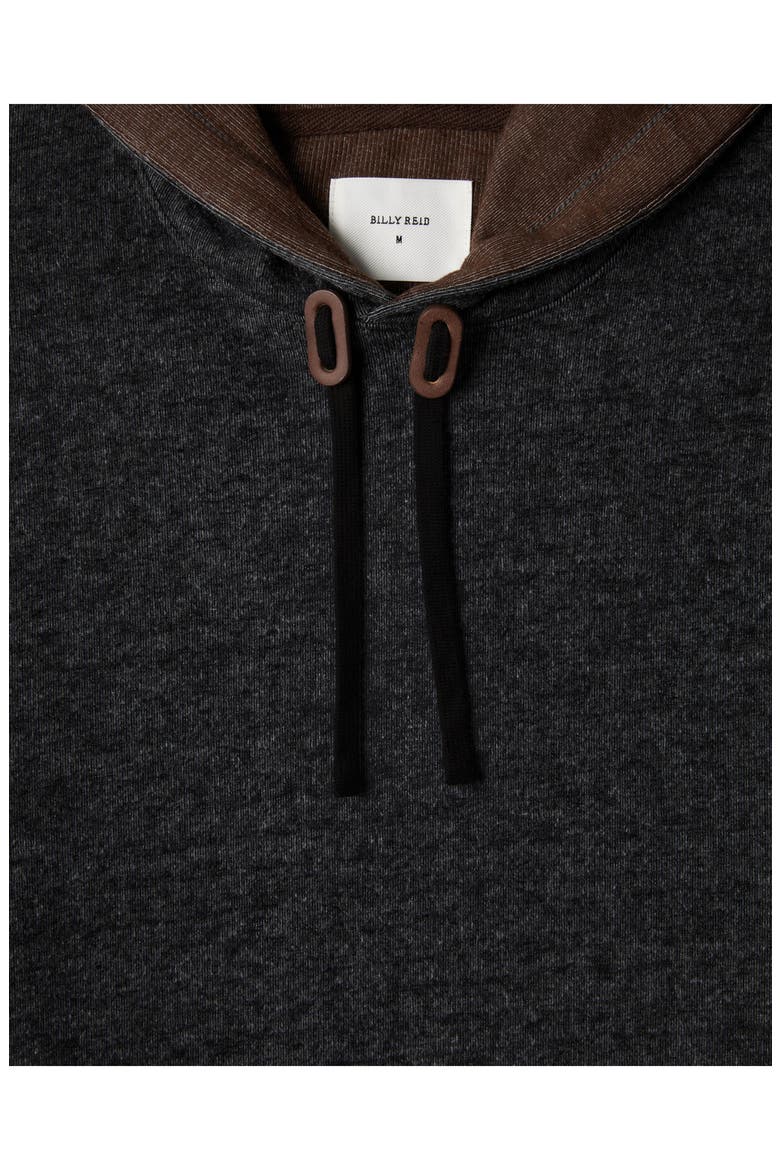 Cotton Blend Hoodie Sweatshirt, Alternate, color, BLACK