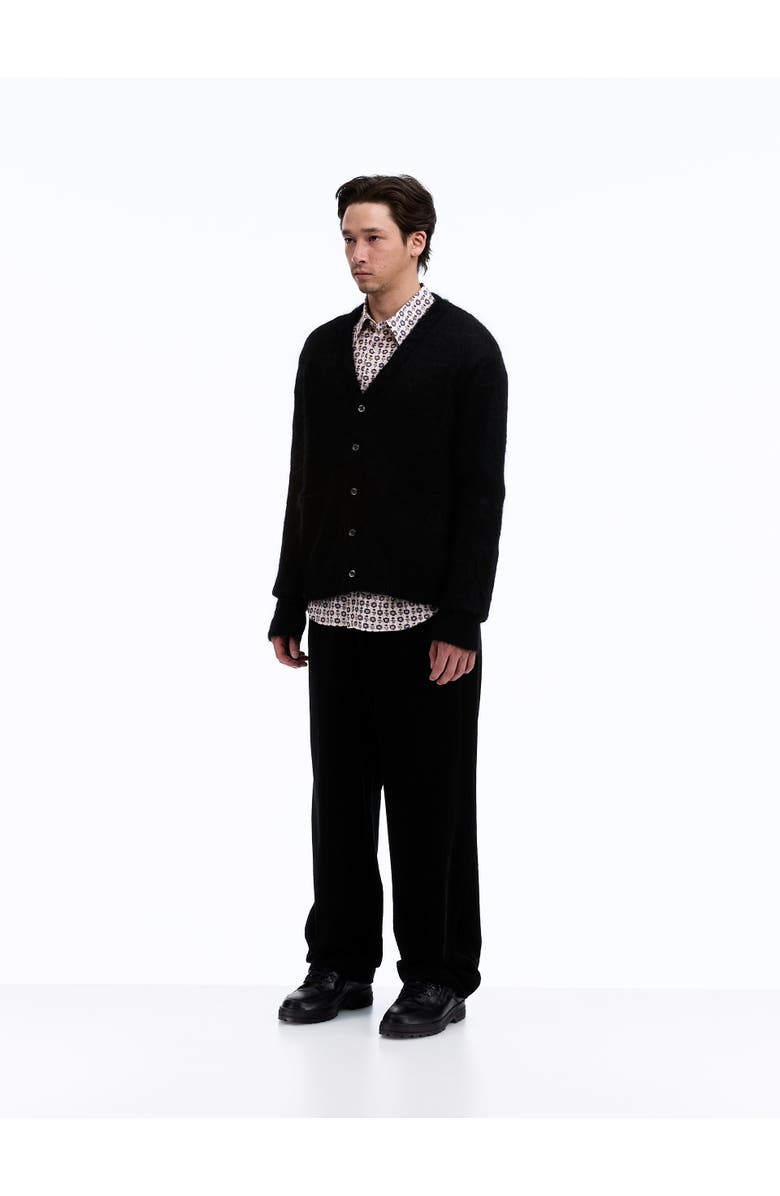 vowels Cardigan, Alternate, color, Black