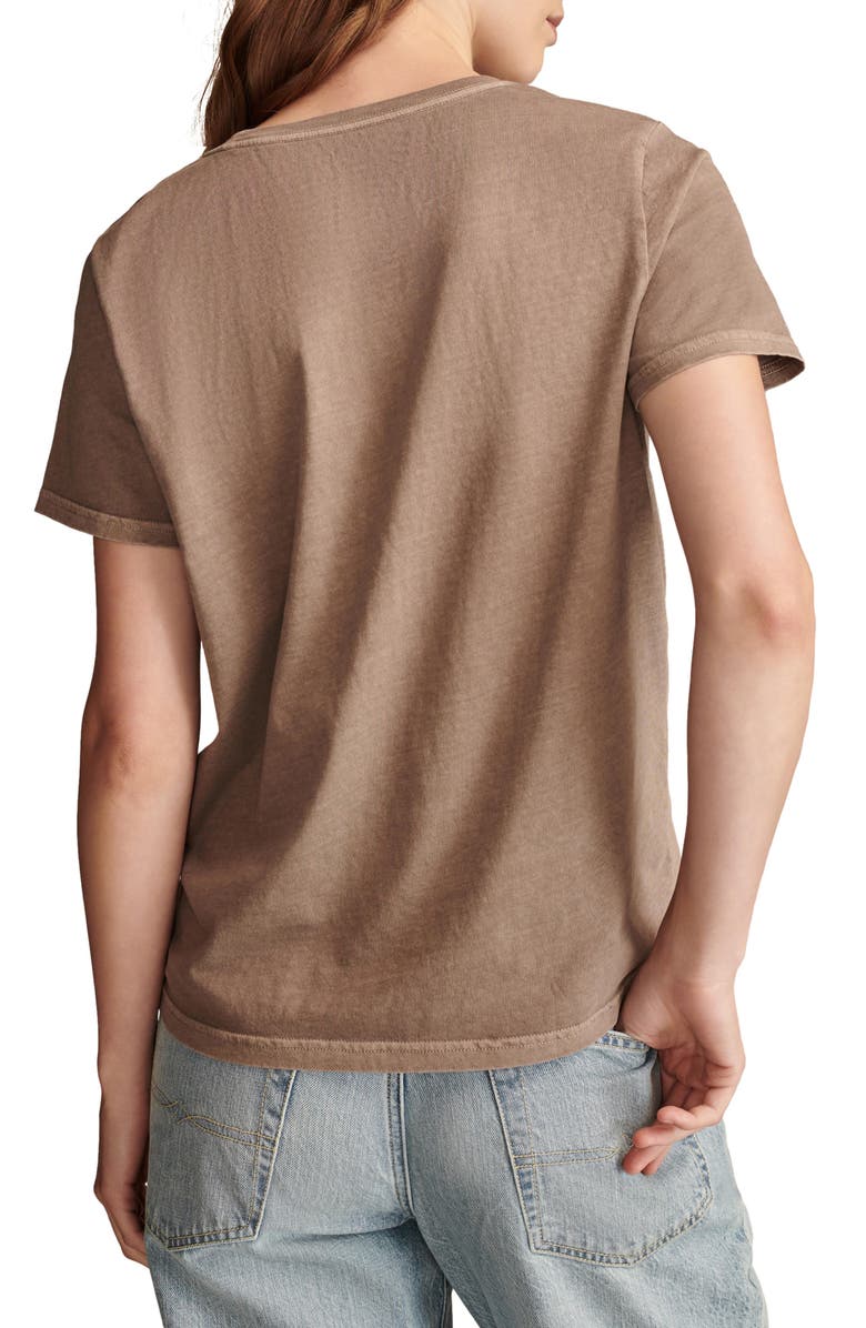 Lucky Brand Journey World Tour Studded Cotton Graphic T-Shirt, Alternate, color, 
